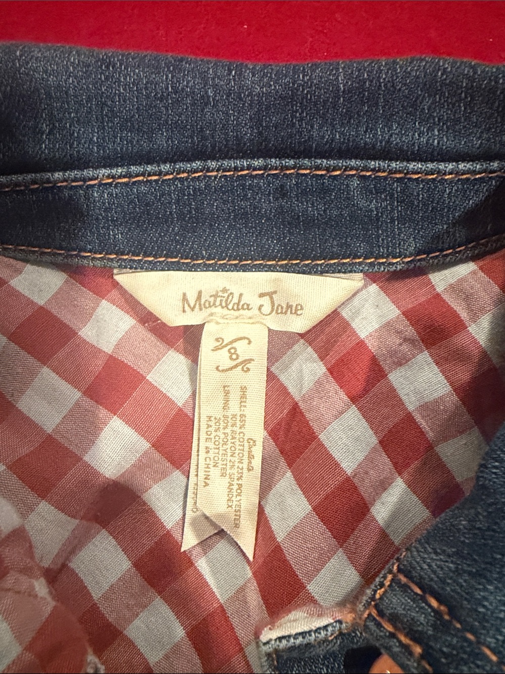 Matilda Jane Denim Ruffle Jacket - Blue - Picture 2 of 4